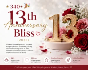 13th wedding anniversary