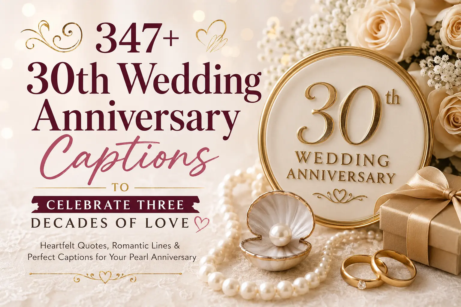 30th wedding anniversary