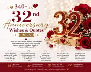 32nd wedding anniversary