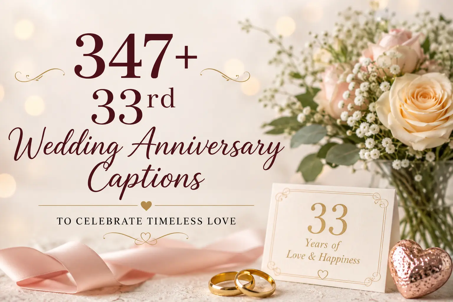 33rd wedding anniversary
