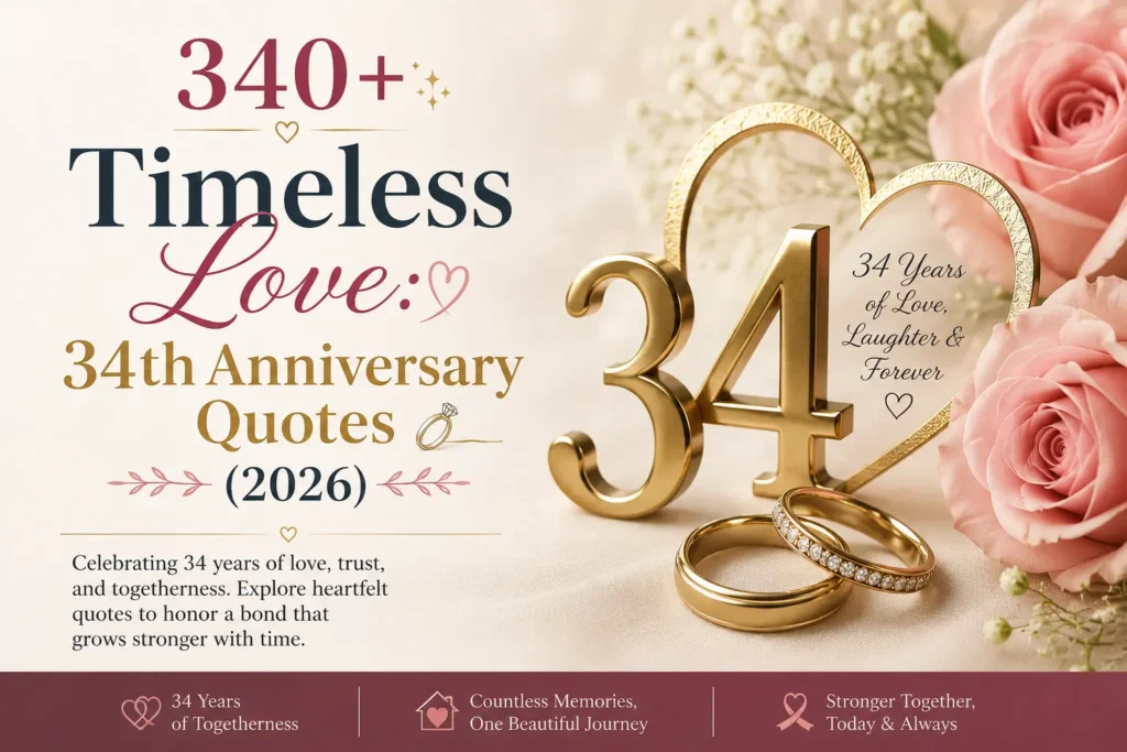 34th wedding anniversary