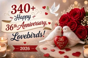 36th wedding anniversary