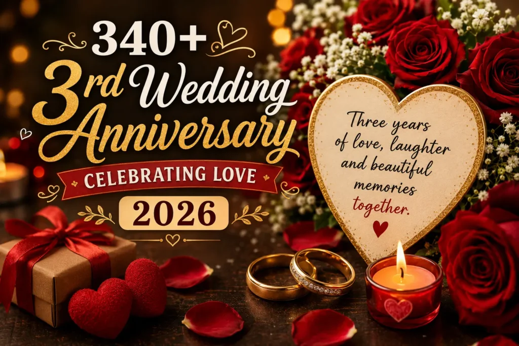 3rd wedding anniversary