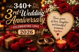 3rd wedding anniversary