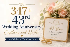 43rd wedding anniversary