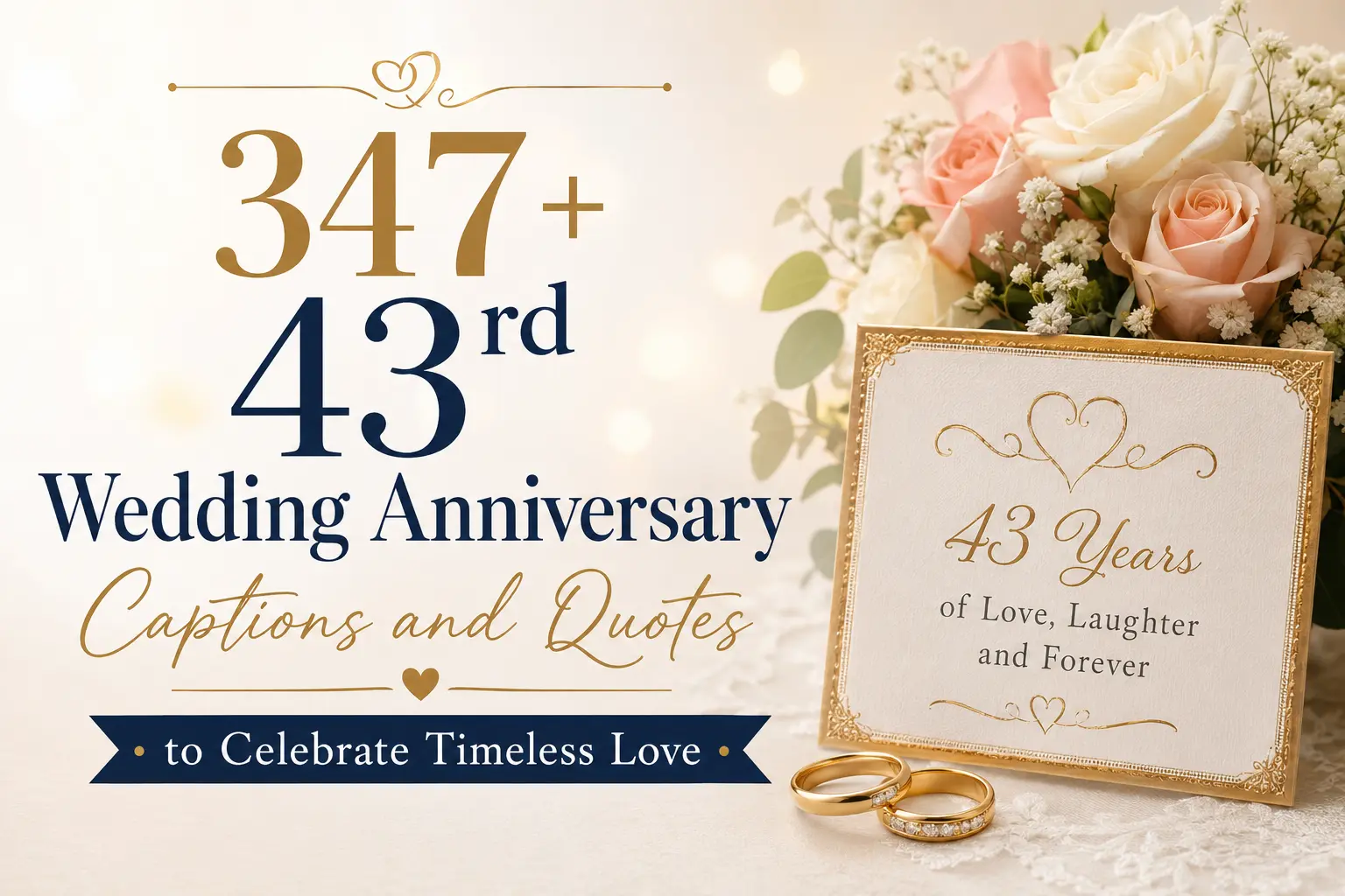 43rd wedding anniversary