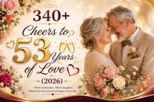 53rd wedding anniversary