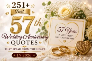 51+Best 57th Wedding Anniversary Quotes That Speak from the Heart in 2026