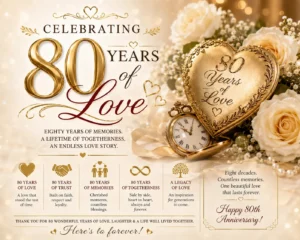 80th wedding anniversary