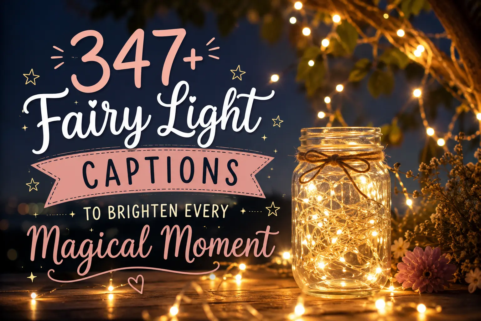 fairy light caption