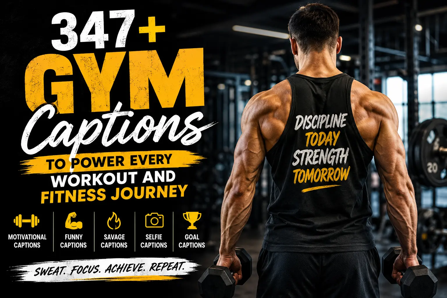 gym caption
