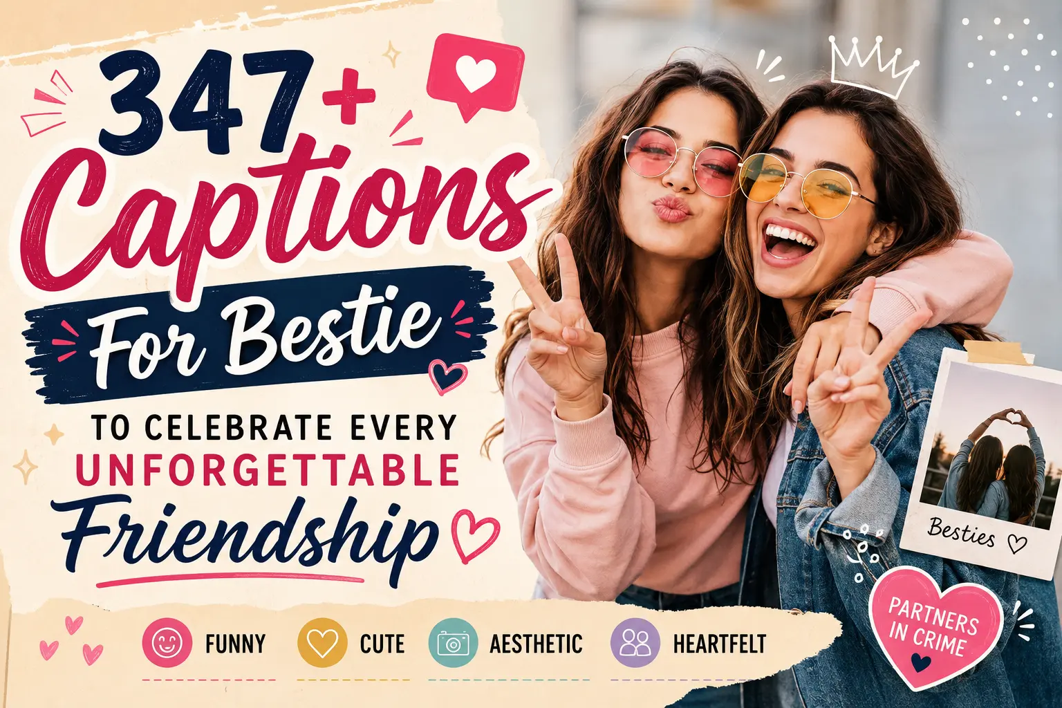 caption for besties