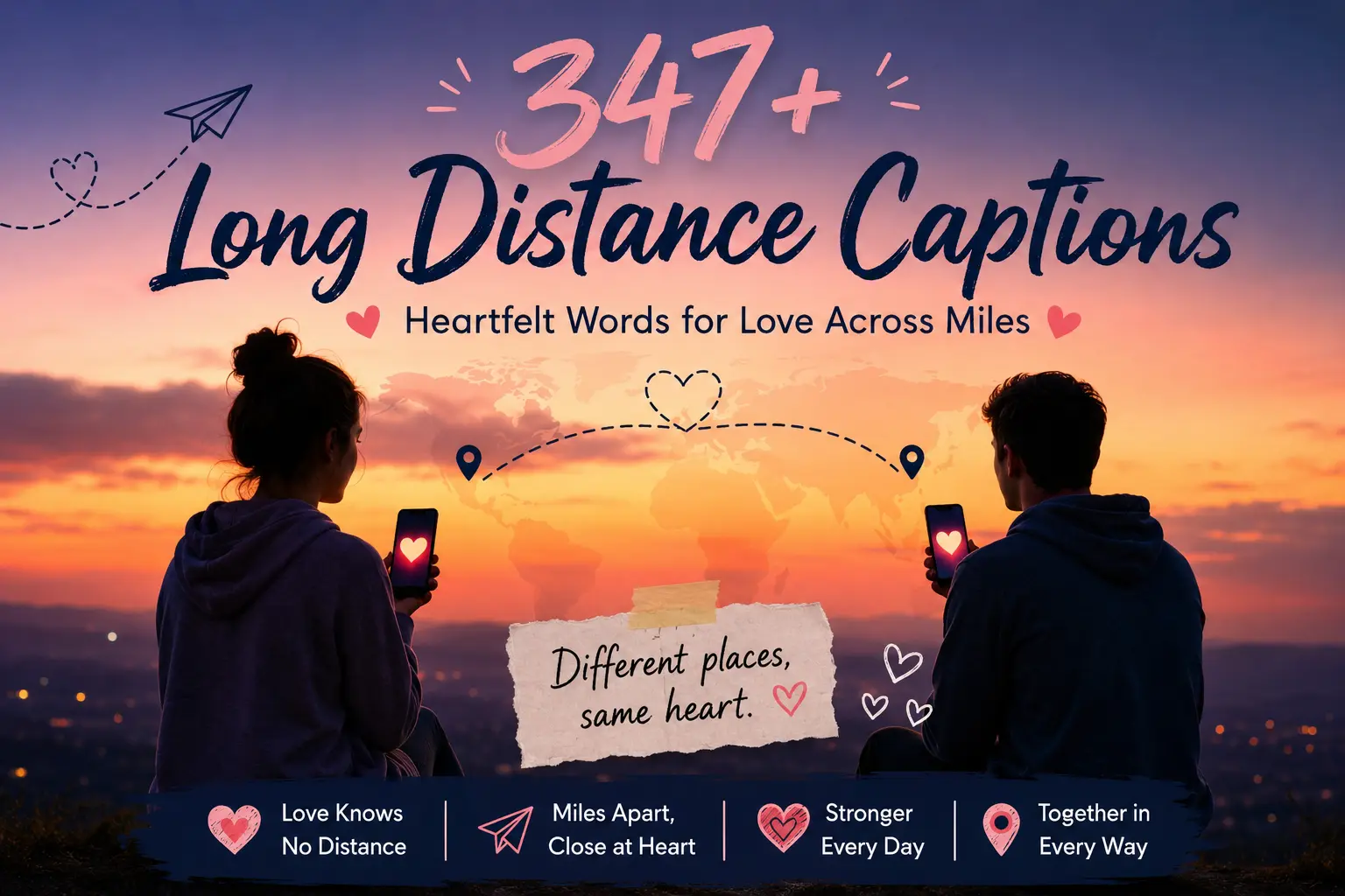 long distance caption