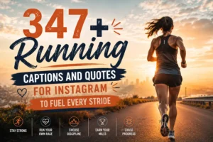 running caption