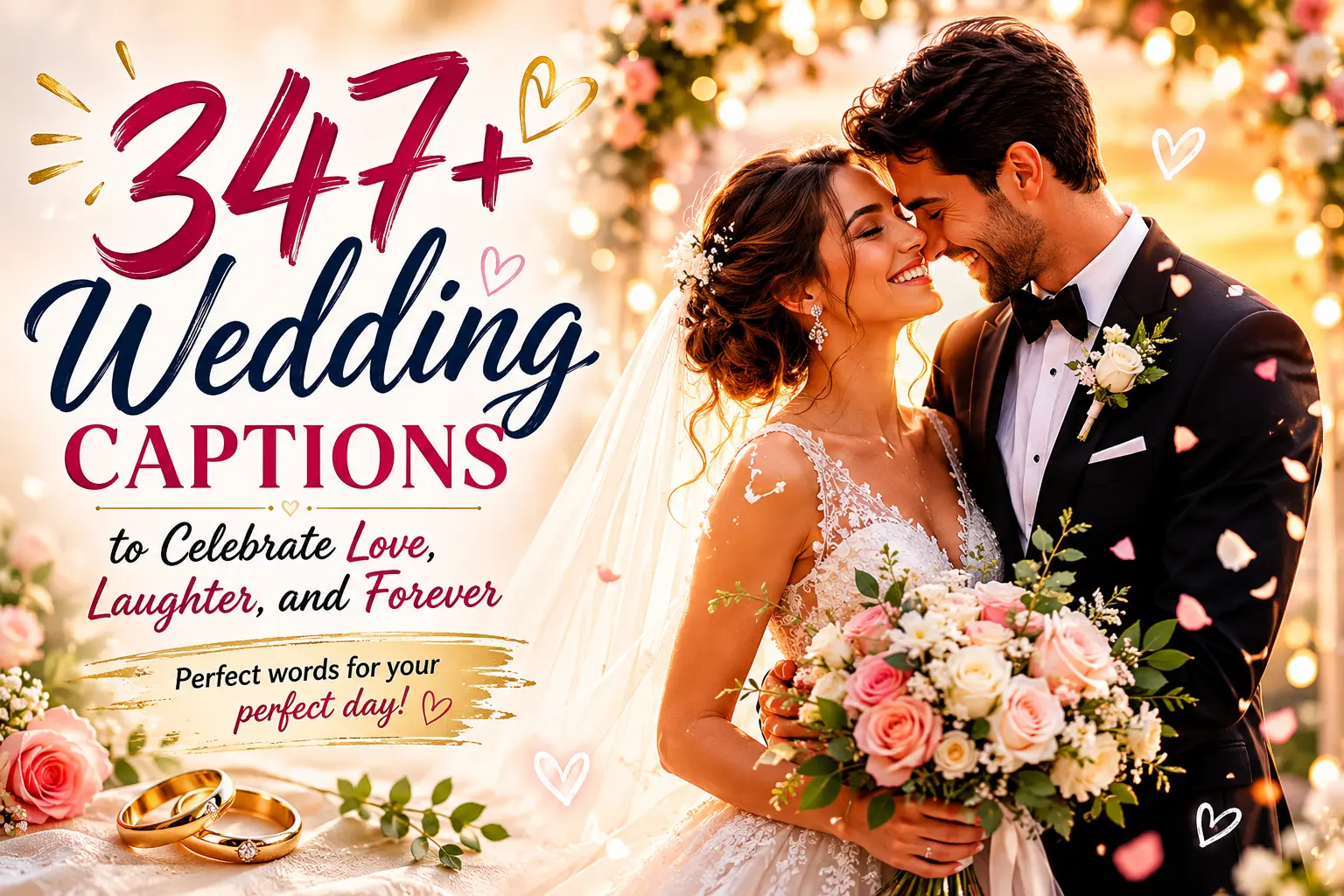 wedding caption